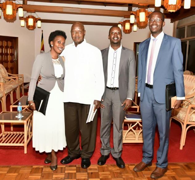 Dorrys Mutahunga meets President Museveni