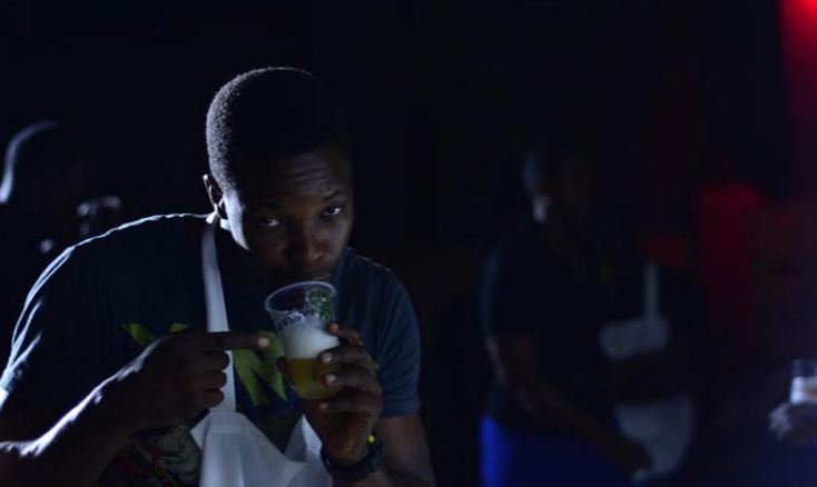 Black and White pop-up bar at Old Timers bar in Ntinda