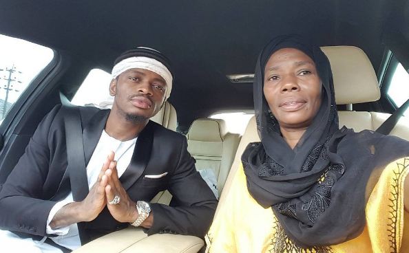 Diamond Platnumz and his mum Kendrah