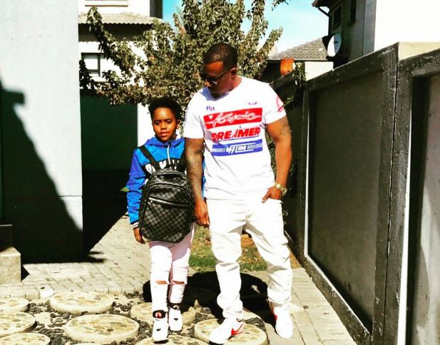 Cameroon Gitawo with his son Chris Junior
