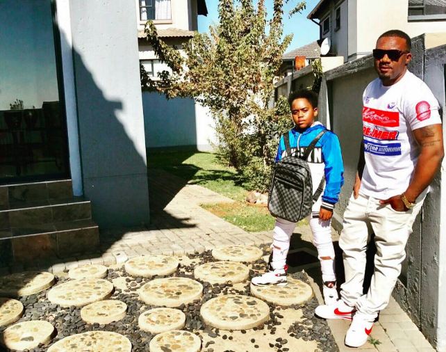 Cameroon Gitawo with his son Chris Junior