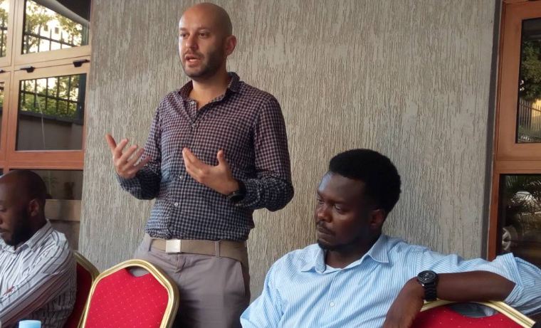 Jumia regional manager Sefik Bagdadioglu addressing media