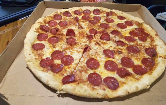 Pepperoni pizza